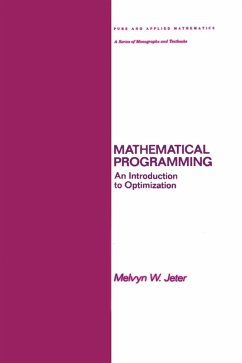 Mathematical Programming (eBook, PDF) - Jeter, Melvyn