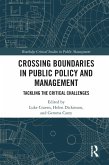 Crossing Boundaries in Public Policy and Management (eBook, ePUB)