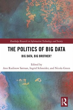 Cover The Politics and Policies of Big Data (eBook, ePUB)