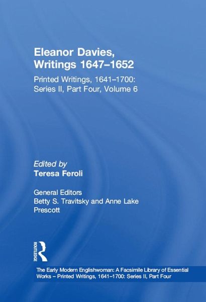 Eleanor Davies, Writings 1647-1652 (eBook, PDF)