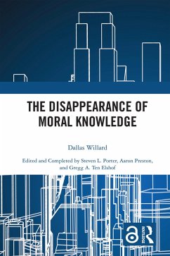 Cover The Disappearance of Moral Knowledge (eBook, PDF)
