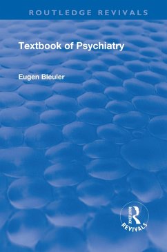 Cover Revival: Textbook of Psychiatry (1924) (eBook, PDF)