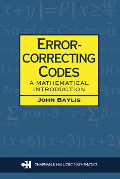 Error Correcting Codes (eBook, PDF) - Baylis, D J.