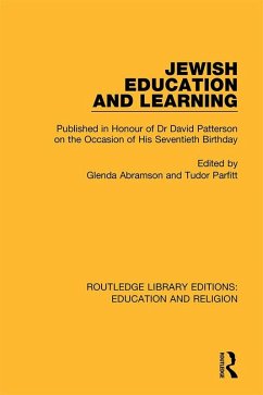 Cover Jewish Education and Learning (eBook, PDF)