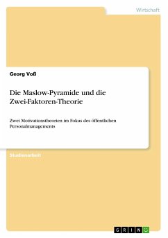 Die Maslow-Pyramide und die Zwei-Faktoren-Theorie - Voß, Georg