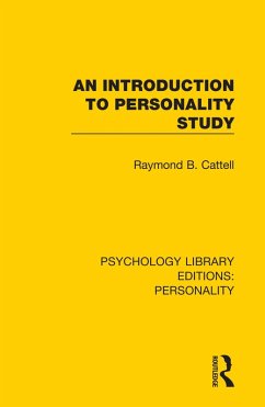 An Introduction to Personality Study (eBook, ePUB) - Cattell, Raymond B.