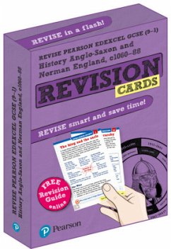 Pearson REVISE Edexcel GCSE History Anglo-Saxon and Norman England Revision Cards (with free online Revision Guide and Workbook): For 2024 and 2025 exams (Revise Edexcel GCSE History 16) - Bircher, Rob