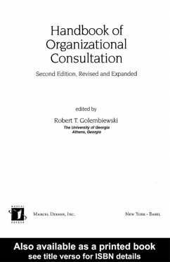 Cover Handbook of Organizational Consultation, Second Editon (eBook, PDF)