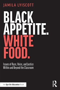 Cover Black Appetite. White Food.