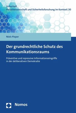Der grundrechtliche Schutz des Kommunikationsraums (eBook, PDF) - Pieper, Niels