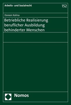 Cover Betriebliche Realisierung beruflicher Ausbildung behinderter Menschen (eBook, PDF)