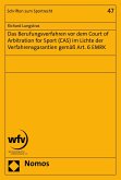 Das Berufungsverfahren vor dem Court of Arbitration for Sport (CAS) im Lichte der Verfahrensgarantien gemäß Art. 6 EMRK (eBook, PDF)