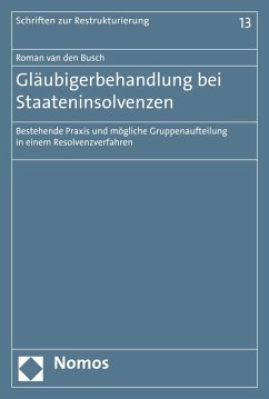 Cover Gläubigerbehandlung bei Staateninsolvenzen (eBook, PDF)