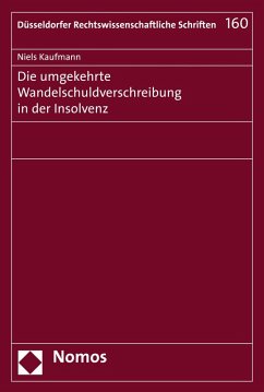Die umgekehrte Wandelschuldverschreibung in der Insolvenz (eBook, PDF) - Kaufmann, Niels