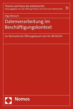 Cover Datenverarbeitung im Beschäftigungskontext (eBook, PDF)