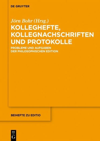Kolleghefte, Kollegnachschriften und Protokolle (eBook, ePUB) Kolleghefte, Kollegnachschriften und Protokolle (eBook, ePUB)