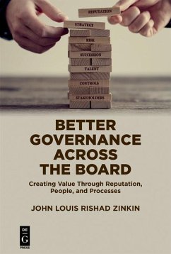 Better Governance Across the Board (eBook, ePUB) - Zinkin, John