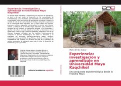 Experiencia: investigación y aprendizaje en Universidad Maya Kaqchikel - Similox Salazar, Vitalino