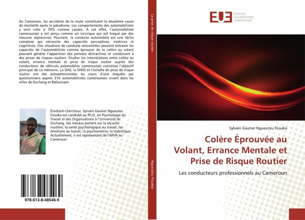 Colère Éprouvée au Volant, Errance Mentale et Prise de Risque Routier Colère Éprouvée au Volant, Errance Mentale et Prise de Risque Routier