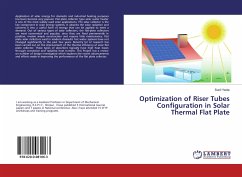 Optimization of Riser Tubes Configuration in Solar Thermal Flat Plate