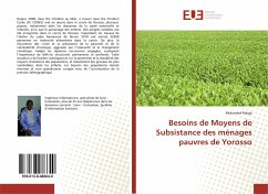 Besoins de Moyens de Subsistance des ménages pauvres de Yorosso - Maiga, Mohamed