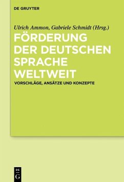 Cover Förderung der deutschen Sprache weltweit (eBook, ePUB)