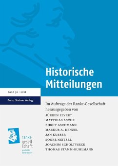 Historische Mitteilungen 30 (2018) (eBook, PDF)