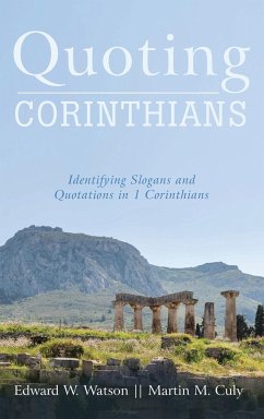 Quoting Corinthians - Watson, Edward W.; Culy, Martin M.