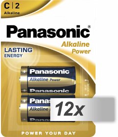 Cover 12x2 Panasonic Alkaline Power Baby C LR 14