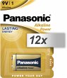 12x1 Panasonic Alkaline Power 9V-Block - Bild 1