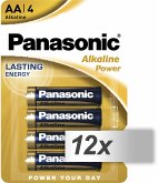 12x4 Panasonic Alkaline Power Mignon LR6 AA
