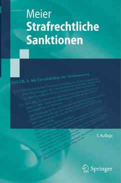 Strafrechtliche Sanktionen - Meier, Bernd-Dieter