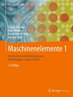 Maschinenelemente 1 - Niemann, Gustav; Stahl, Karsten; Höhn, Bernd-Robert; Winter, Hans