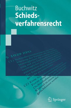 Schiedsverfahrensrecht - Buchwitz, Wolfram