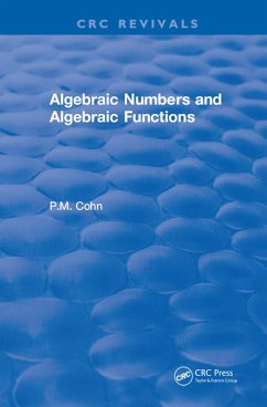 Cover Algebraic Numbers and Algebraic Functions (eBook, PDF)