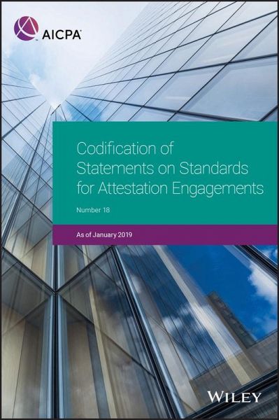 Codification of Statements on Standards for Attestation Engagements, January 2019 (eBook, ePUB) Codification of Statements on Standards for Attestation Engagements, January 2019 (eBook, ePUB)