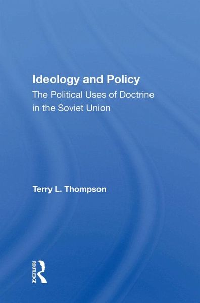 Ideology And Policy (eBook, PDF)