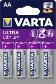 10x4 Varta Ultra Lithium Mignon AA LR 6