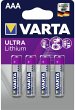 10x4 Varta Ultra Lithium Micro AAA LR 03 - Bild 1