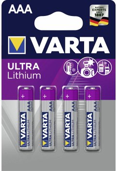 10x4 Varta Ultra Lithium Micro AAA LR 03