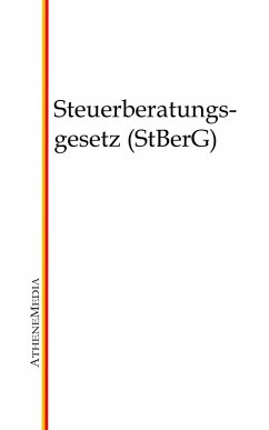 Cover Steuerberatungsgesetz (StBerG) (eBook, ePUB)
