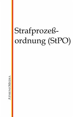 Cover Strafprozessordnung (StPO) (eBook, ePUB)