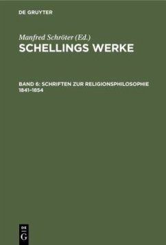 Schriften zur Religionsphilosophie 1841¿1854