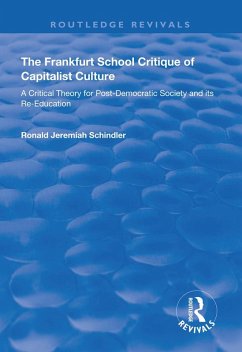 Cover The Frankfurt School Critique of Capitalist Culture (eBook, ePUB)
