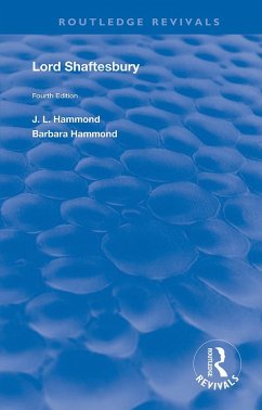 Lord Shaftesbury (eBook, ePUB) - Hammond, J. L.; Hammond, Barbara