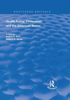 Cover Health Policy, Federalism and the American States (eBook, PDF)
