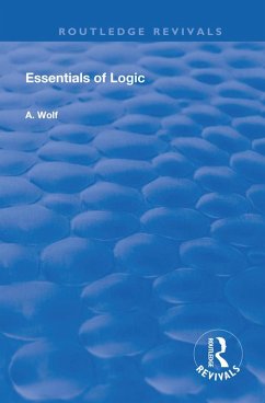 Essentials of Logic (eBook, PDF) - Wolf, A.