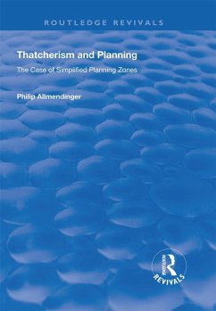 Thatcherism and Planning (eBook, PDF) - Allmendinger, Philip M.