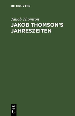 Cover Jakob Thomson's Jahreszeiten (eBook, PDF)