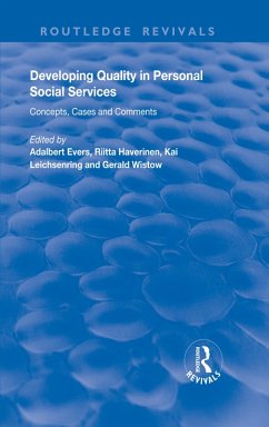 Cover Developing Quality in Personal Social Services (eBook, ePUB)
